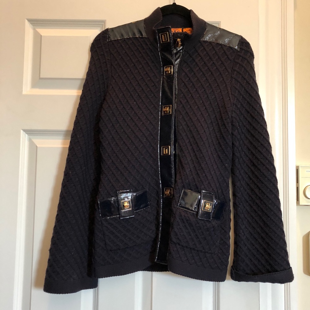 Tory Burch dark blue sweater/tunic!